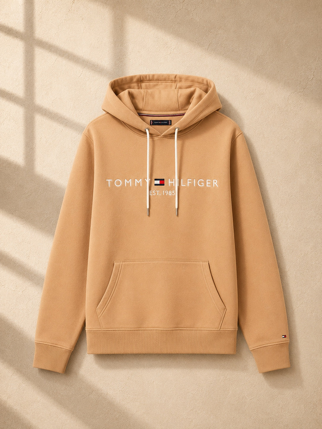 TOMMY HILFIGER DŽEMPERIS | KREMINĖ