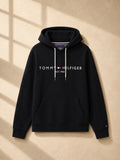TOMMY HILFIGER DŽEMPERIS | JUODA