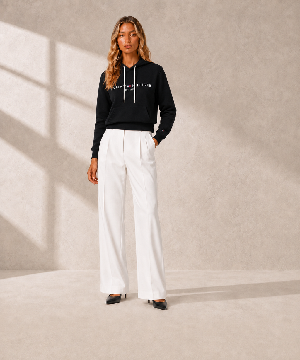 TOMMY HILFIGER DŽEMPERIS | JUODA