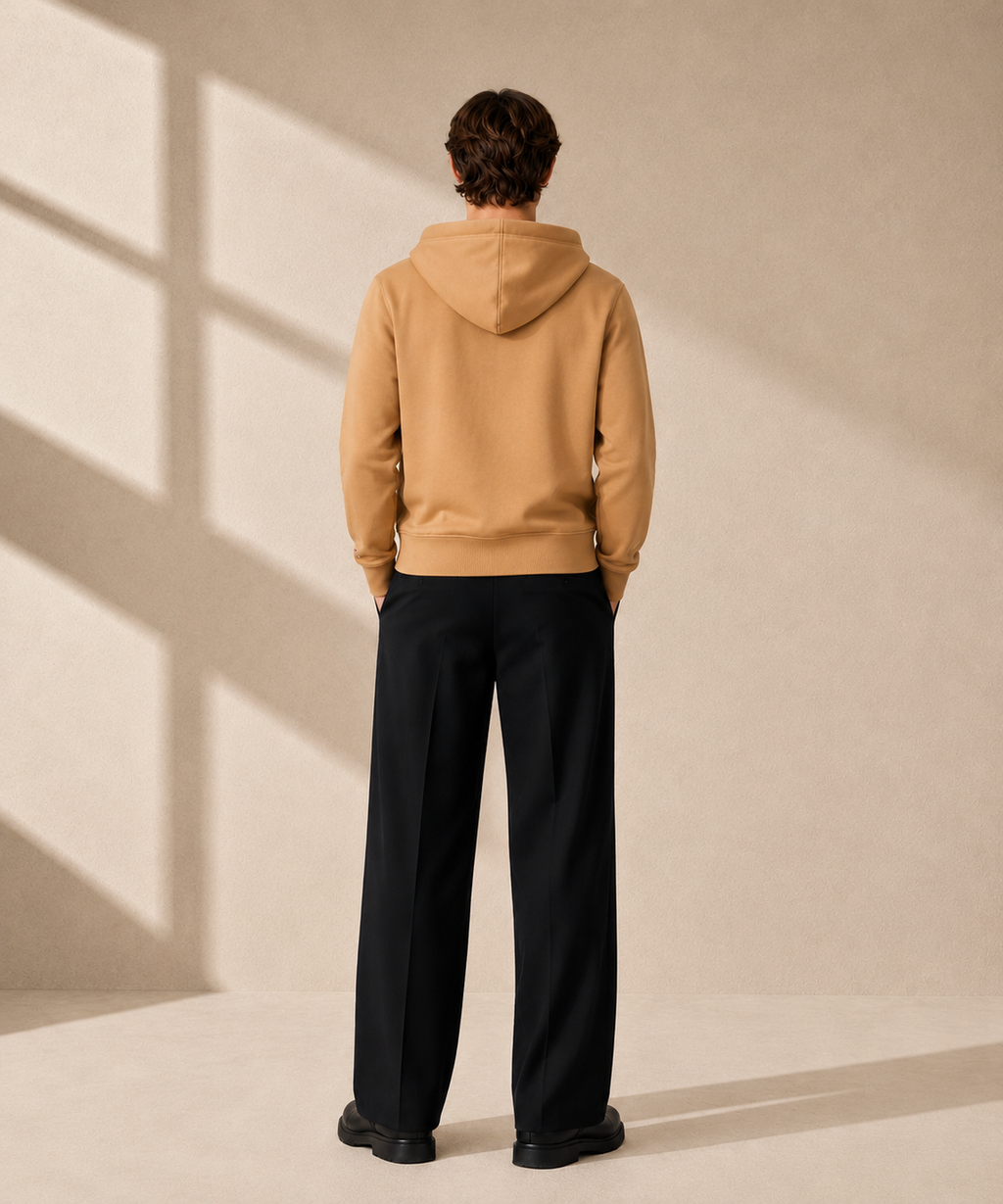TOMMY HILFIGER DŽEMPERIS | KREMINĖ