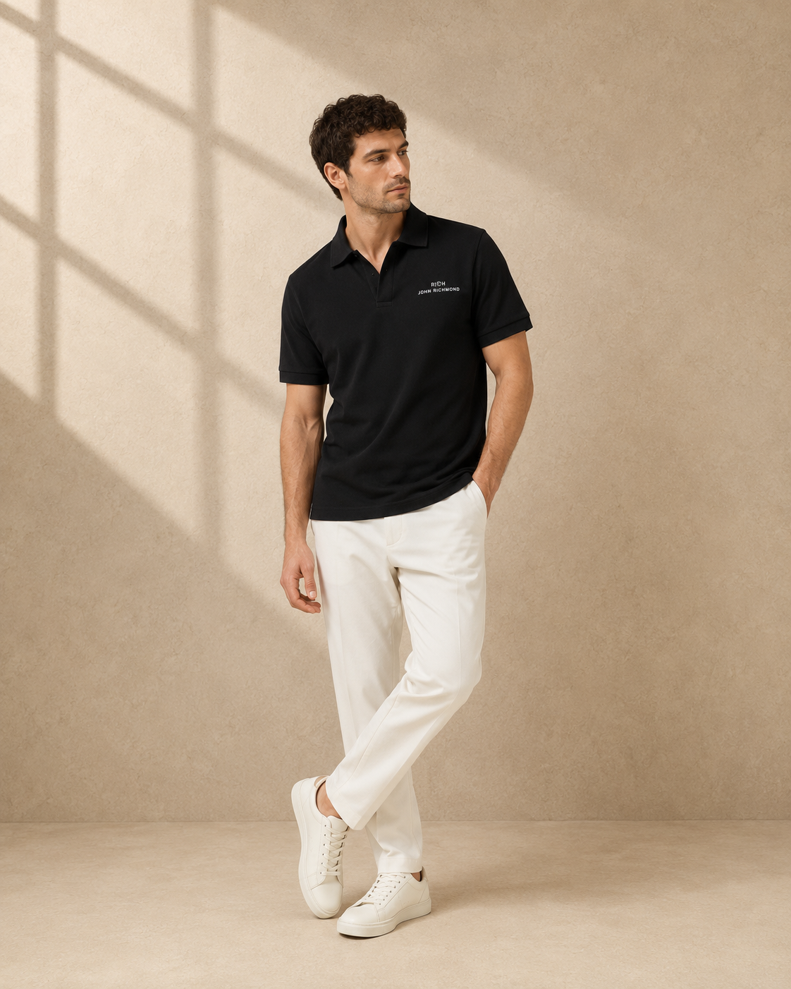 JOHN RICHMOND POLO SHIRT | JUODA