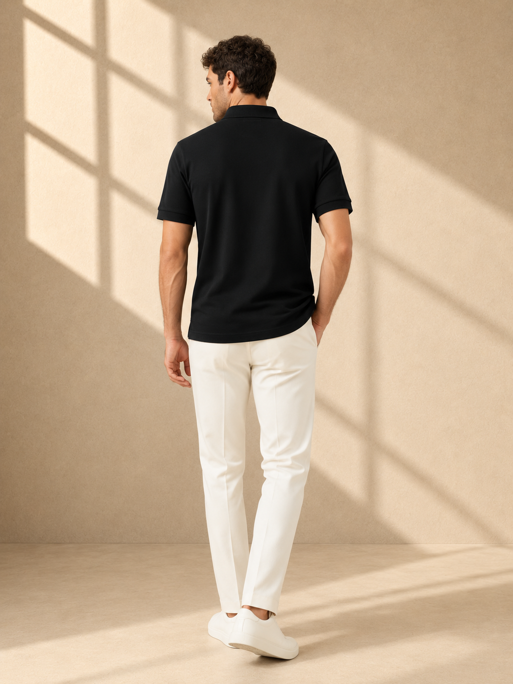 JOHN RICHMOND POLO SHIRT SU LOGO | JUODA