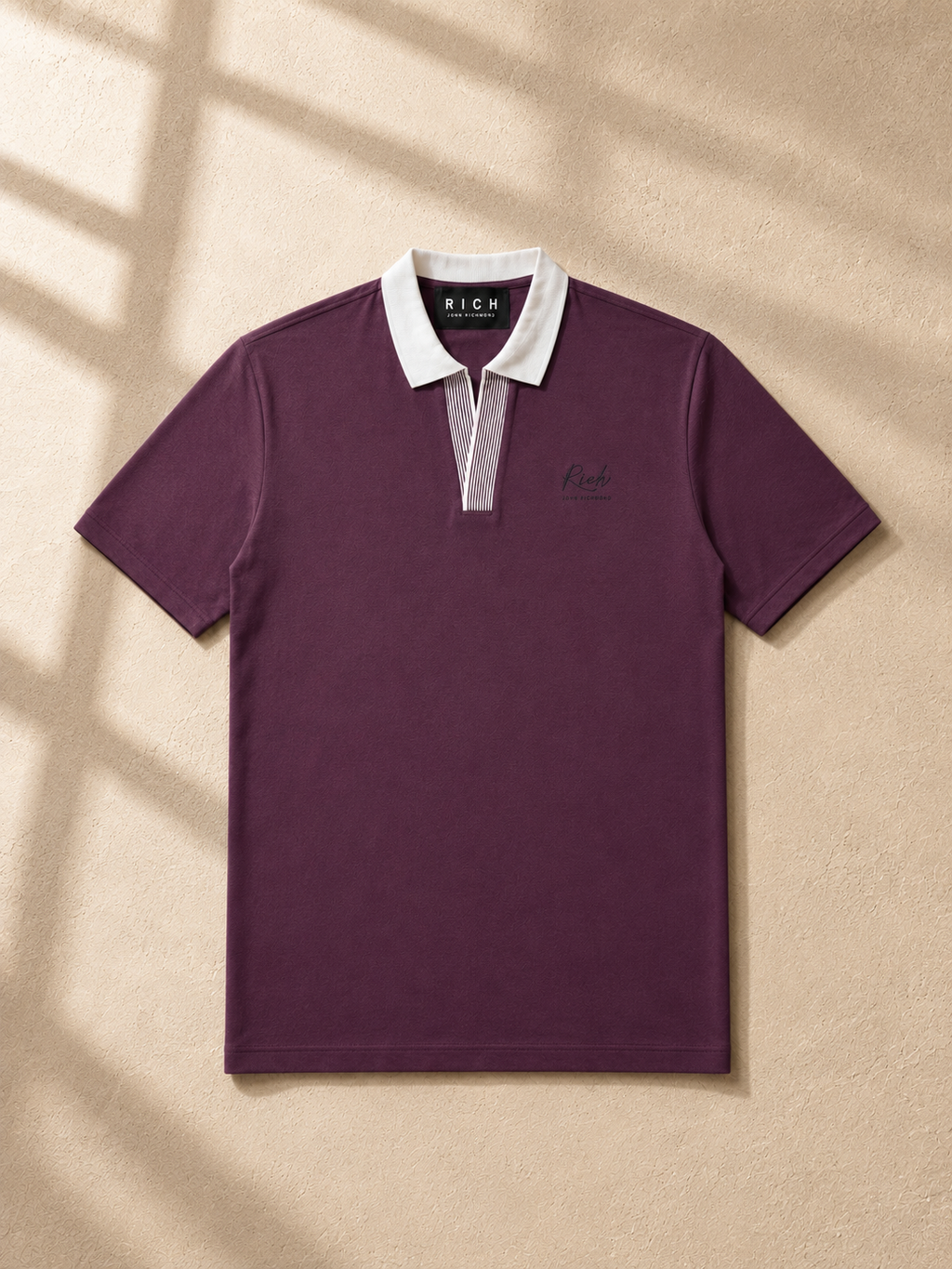 JOHN RICHMOND POLO SHIRT | BURGUNDY