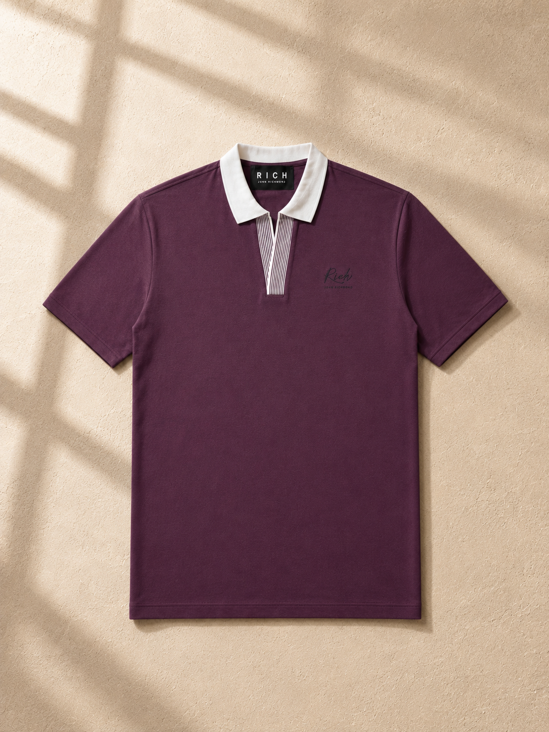 JOHN RICHMOND POLO SHIRT | BURGUNDY