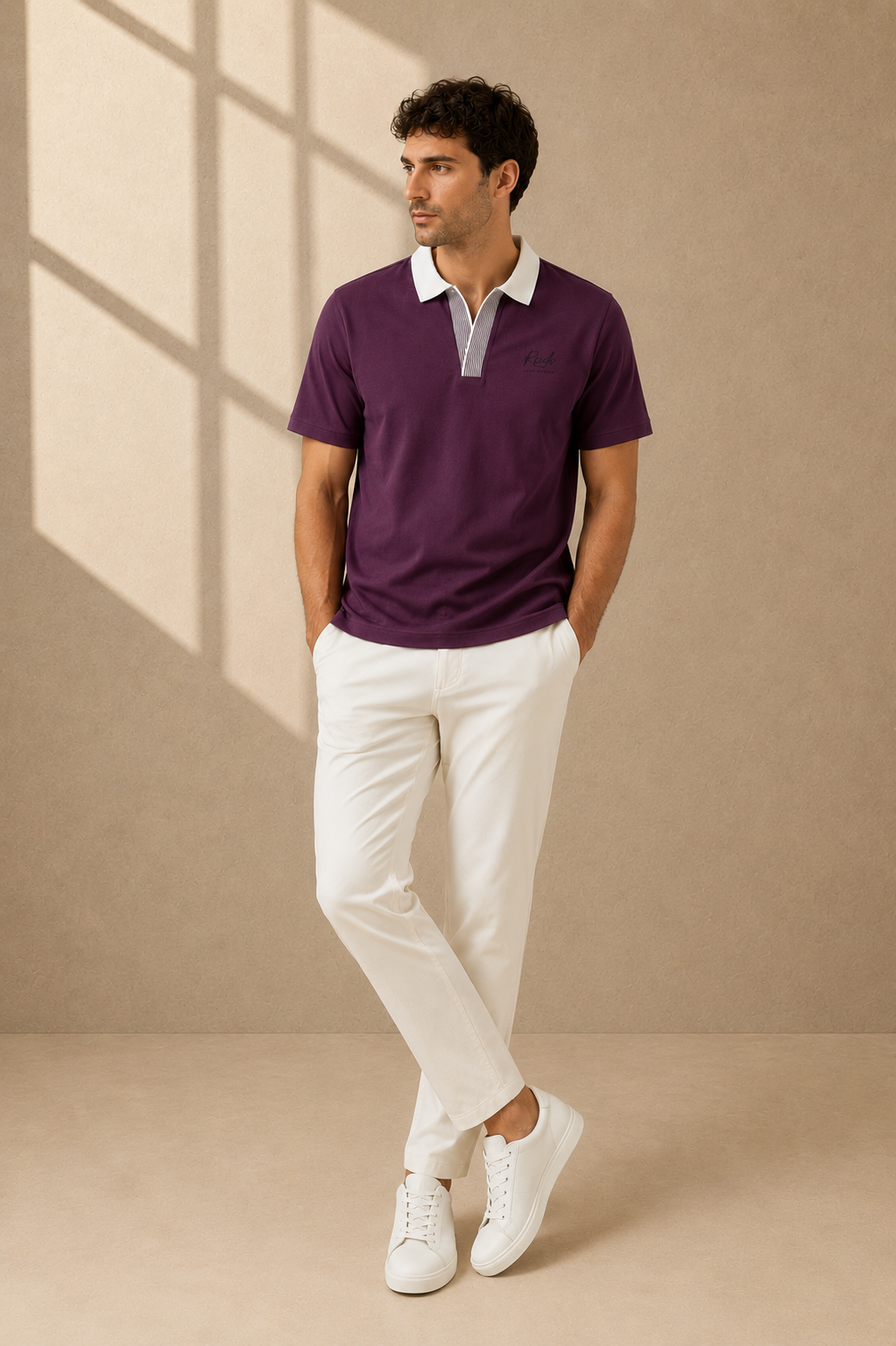 JOHN RICHMOND POLO SHIRT | BURGUNDY